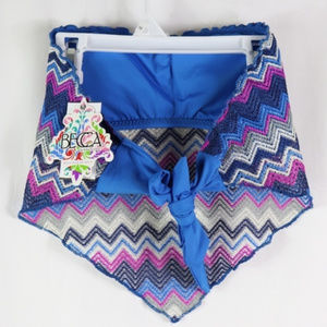 BECCA BY REBECCA VIRTUE SWIM STRAPLESS SWIM TOP S